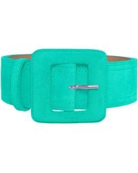 BeltBe - Suede Square Buckle Belt - Lyst