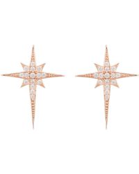 LÁTELITA London - North Star Small Stud Earrings Rosegold - Lyst