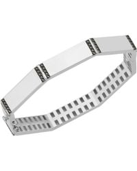 Dime Tribe - Bangle With Diamonds - Lyst