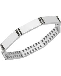 Dime Tribe - Bangle With Diamonds - Lyst