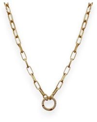 Alexie of Athens - Charm Keeper Pave Pull Open Chain - Lyst