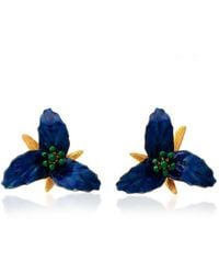 Milou Jewelry - Lily Flower Earrings - Lyst