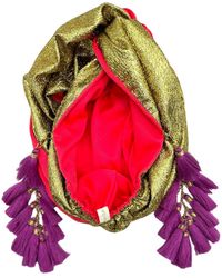 Julia Clancey - Miss Snazzy Flamingo Chacha Reversible Turban - Lyst
