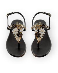 DAMAPREZIOSA - Gilda Crystal Jewel Sandal - Lyst