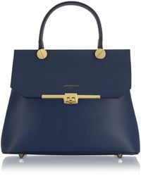 Le Parmentier - Atlanta Top Handle Satchel Bag W/Shoulder Strap - Lyst