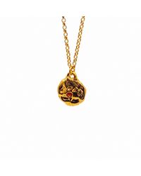 Moca Jewellery - Moon Gem Necklace - Lyst