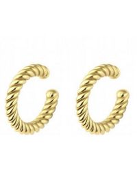Spero London - Twisted Sterling Ear Cuff No Piercing - Lyst