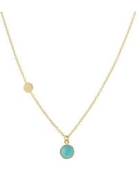 Auree - Salina Vermeil Disc & Amazonite Necklace - Lyst