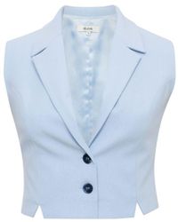 SÉLONE - Aura Slit Tailored Vest - Lyst