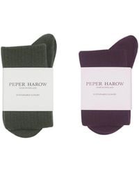 Peper Harow - Made in England - Two Pairs Wool Socks Bundle – & Boot - Lyst