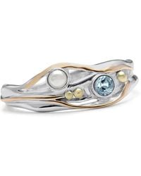 Isla Silver - Pearl & Topaz Sterling Ring - Lyst