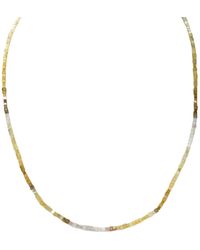 Rahul's Jewels - 16"-18" Adjustable Length Genuine Diamond Cube Necklace - Lyst