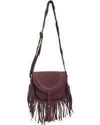 Zasta Studio - Banjara Suede Leather Crossbody Bag - Lyst
