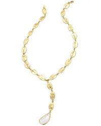 Rare Matters Jewelry - Golden Drift Clear Quartz Necklace - Lyst