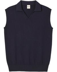 Salts Cashmere - Polo Collar Tank - Lyst