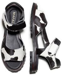 Mafalda - Eduarda & Cow Print Sandals - Lyst
