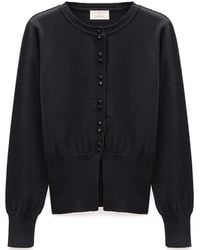 Peraluna - Ripley Steel Knit Cardigan - Lyst