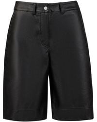 Lendrop Studios - Kumi Long Leather Shorts - Lyst