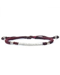 Harbour UK Bracelets - Wine Rounded Viking Style Bracelet. Hammered With Knots - Lyst