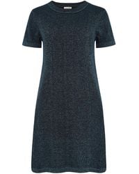 Sugarhill - Talara Sparkly Knitted T-Shirt Dress - Lyst