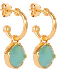 Lila Rasa - London Crystal Hoop Earrings - Lyst
