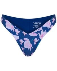 Veroni Swim - Lunar Petal V-Cut Bikini Bottom - Lyst