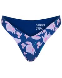 Veroni Swim - Lunar Petal V-Cut Bikini Bottom - Lyst