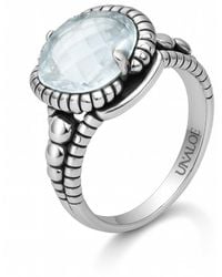 Unaloe - Handcrafted Sterling Ring With Sky Zircon – Made - Lyst