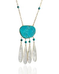Rare Matters Jewelry - Dream Catcher Organic & Clear Quartz Necklace - Lyst