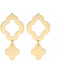 Silver Moon - Azure Arch-Plated Sterling Earrings - Lyst