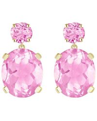 Augustine Jewels - Vermeil Topaz Drop Earrings - Lyst