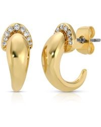 Leeada Jewelry - Bene Mini Hoop - Lyst