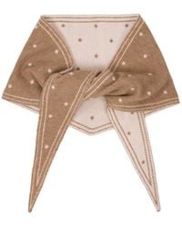 Saachi - Polka Dot Triangle Scarf - Lyst