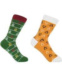 Peper Harow - Made in England - Christmas Tree & Elements Mustard Socks Bundle - Lyst