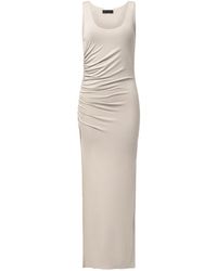 Audrey Vallens - Neutrals Selene Viscose Dress - Lyst