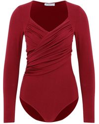 Maan Istanbul - Folds Detail Bodysuit - Lyst