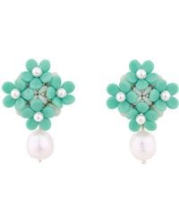Oana Savu - Freshwater Baroque Pearl Earrings Ear Studs - Lyst
