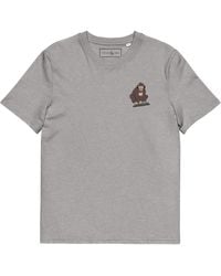 Anchor and Crew - Heather D J Monkey Organic Cotton Embroidered T-Shirt - Lyst