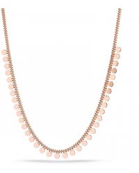 Spero London - Disk Charm Coin Chain Necklace - Lyst