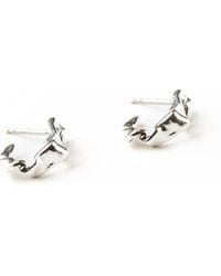Sarahbijoux - Small Ribbon Hoops - Lyst
