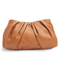 Lovard - Large Leather Croissant- With Gold - Lyst