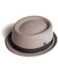 Dasmarca Hats - Jack Smoke Felt Skimpy Brim Short Brim Rude Boy Mod Style Porkpie Hat - Lyst