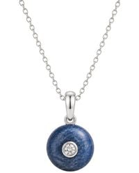 Lily Flo Jewellery - Kyanite Diamond Pendant Necklace - Lyst