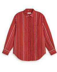 Thinking Mu - Odelia Oversized Striped Blouse - Lyst