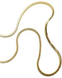 Miss Cecilia - Juniper Square Snake Chain Necklace - Lyst