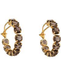 Bounkit - Elaine Hoops Pierced - Lyst