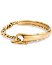 Olivia Le - Chain Link Cuff Bracelet - Lyst