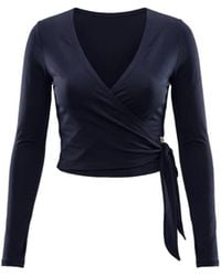 Be Athletica - The Ultimate Ballet Wrap-Top - Lyst