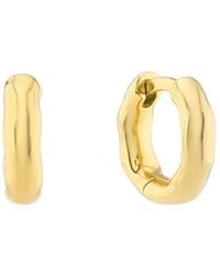 Auree - Orba Vermeil Huggie Hoop Earrings - Lyst
