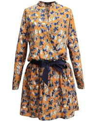 Smart and Joy - Leaves Print Tunic Dress - Lyst